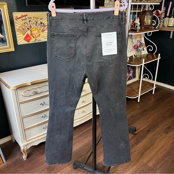 Frame Le Mini Boot High Rise Bootcut Jeans in Billups 34 - Picture 10 of 11
